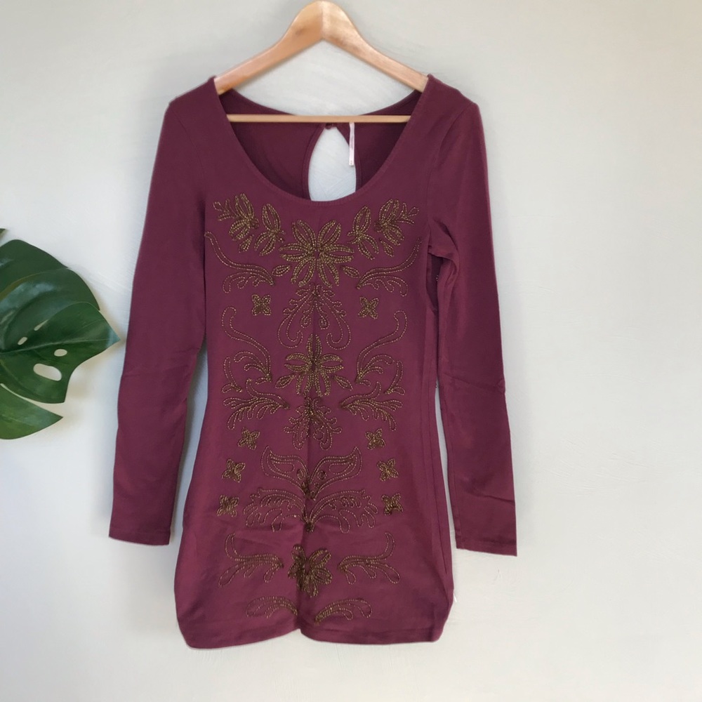 Free People Embroidered Mini Dress - Picture 6 of 8